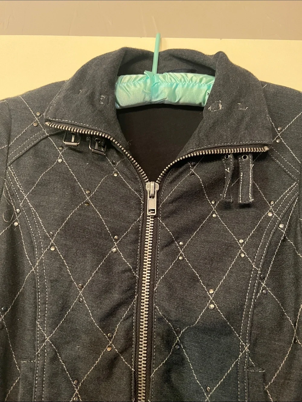Free People Dark Gray Zip-Front Women's Jacket Pockets XS